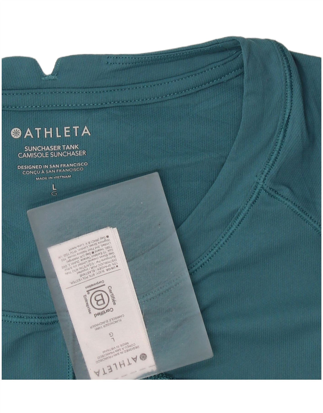 Athleta Débardeur pour femme UK 44 Grand Bleu Polyester