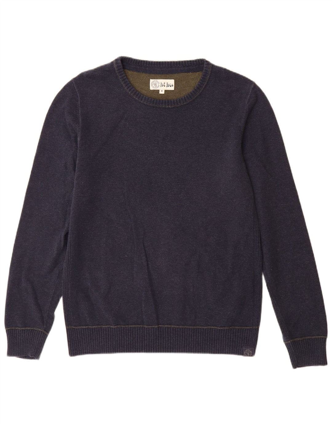 Fat Face Pull Col Bateau Homme Bleu Marine Moyen Coton