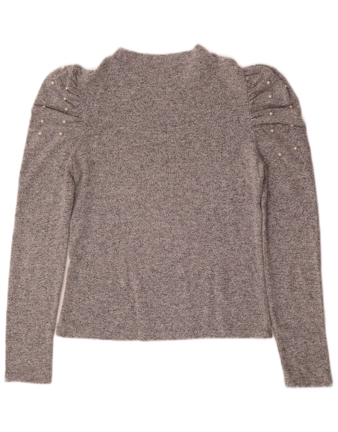 Zara Pull ras du cou pour femme UK 12 Gris moyen