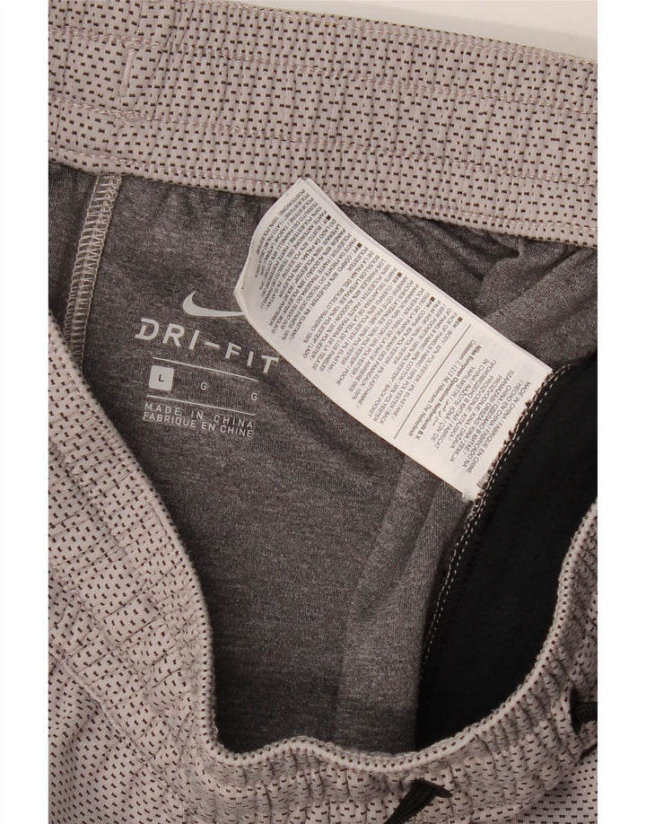 Nike Short de sport Dri Fit pour homme en polyester color block Taille L