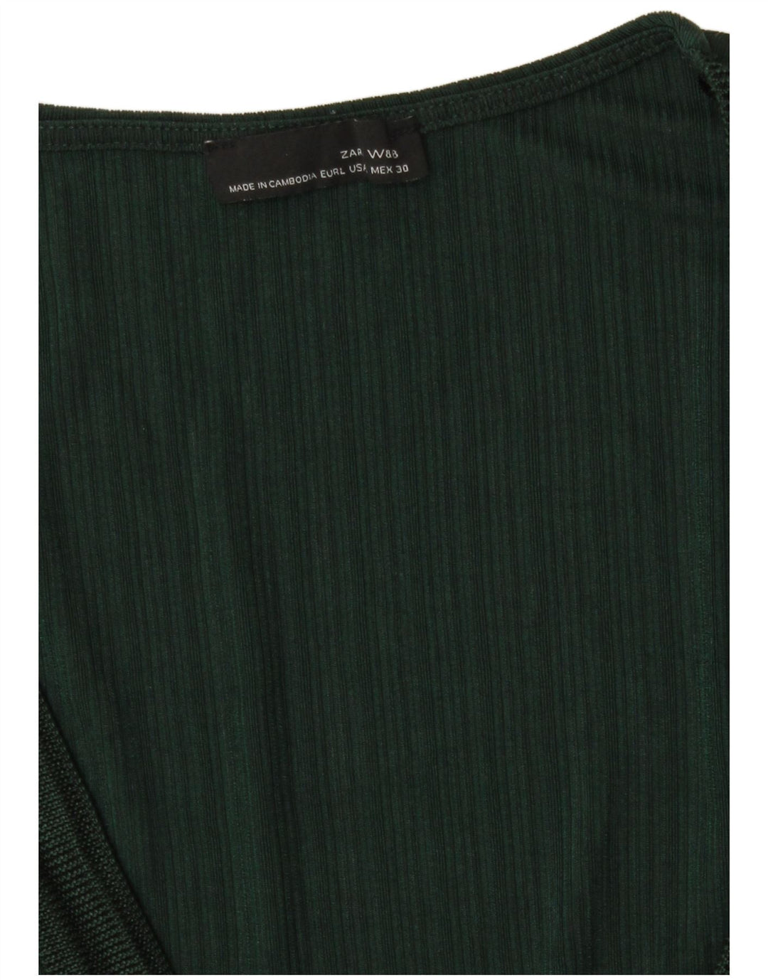 Zara Robe basique pour femme UK 44 Large Vert