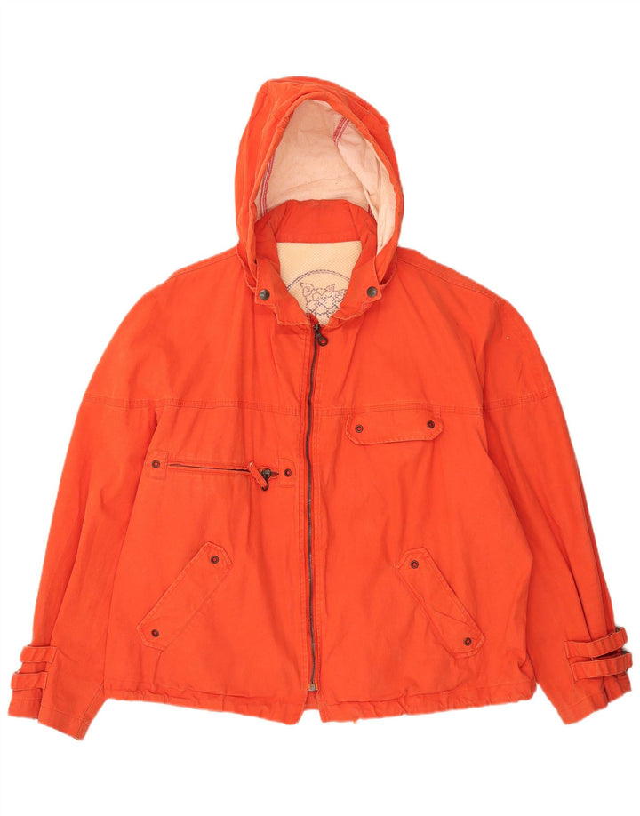 Pollini Veste utilitaire à capuche pour homme UK 42 XL Orange