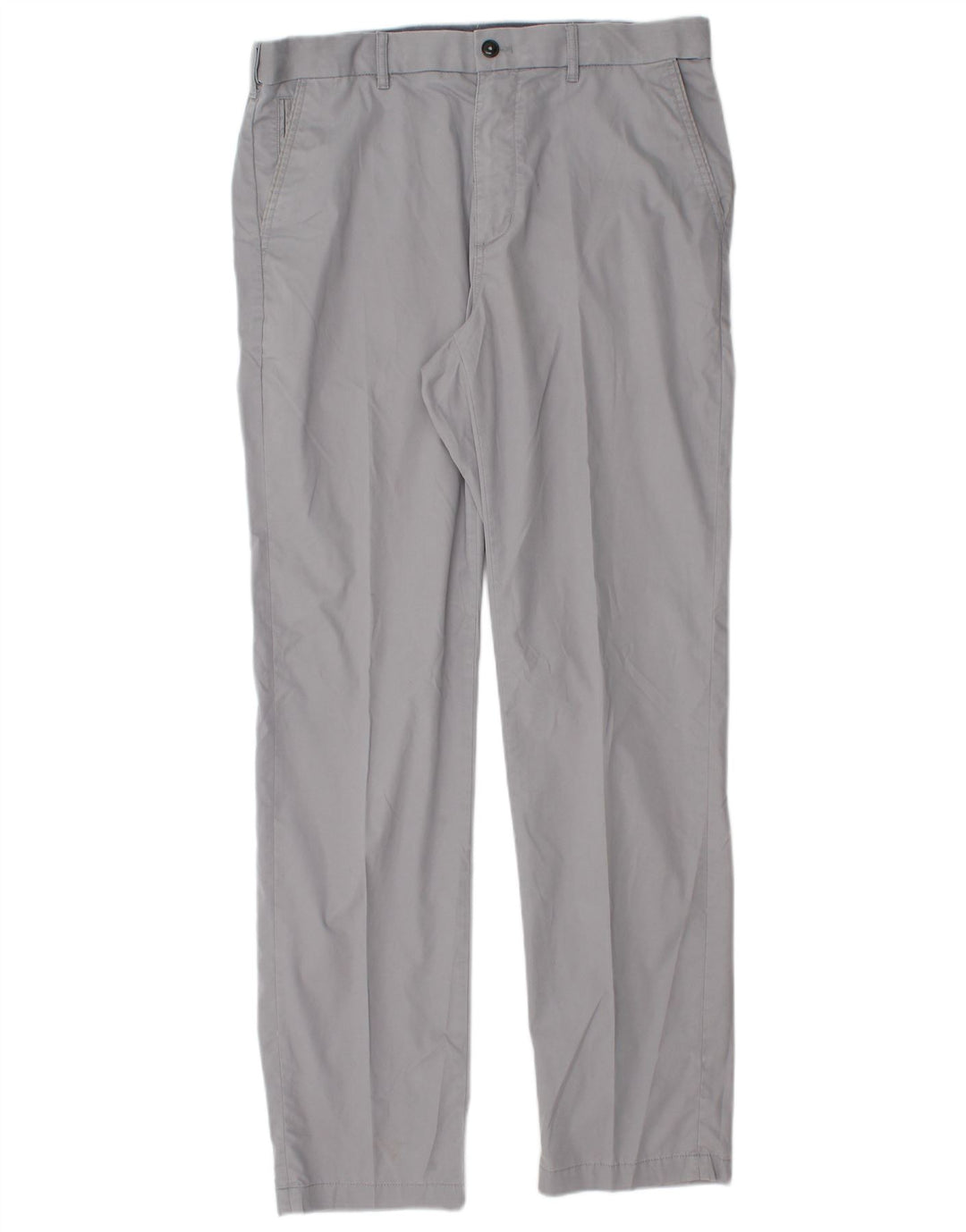 Marks & Spencer Pantalon Chino Coupe Regular Blue Harbor Homme W34 L33 Gris