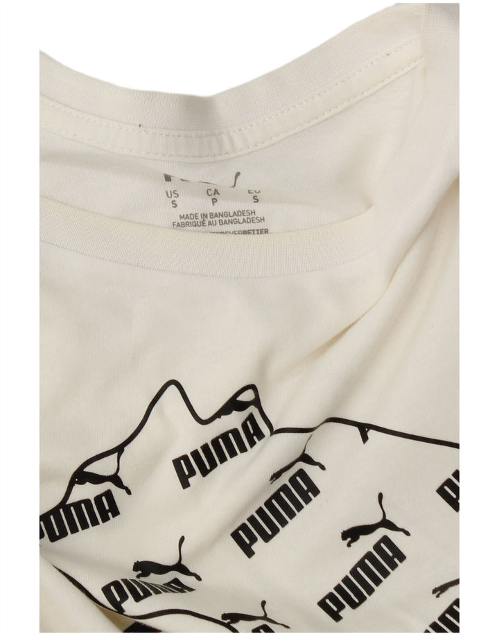 Puma T-Shirt Graphique Homme Petit Blanc