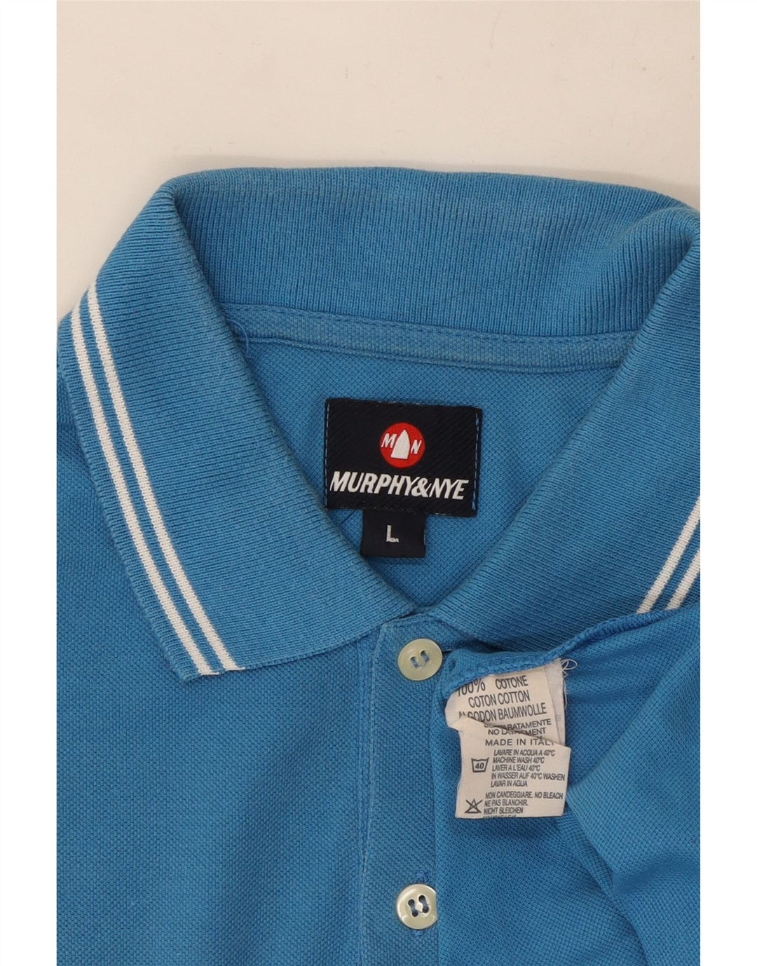 Murphy & Nye Polo Homme Grand Bleu Coton
