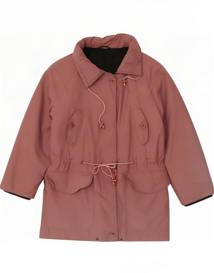 Veste Parka surdimensionnée femme Vintage EU 42 grand polyester marron