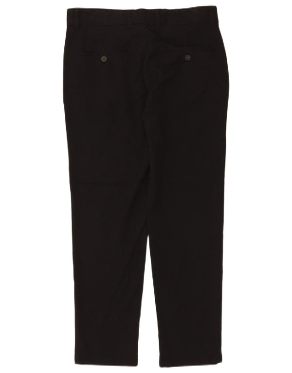 Zara Pantalon Chino Slim Homme EU 38 Small W30 L28 Noir