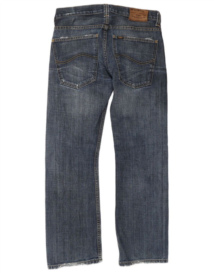 Lee Femme Flint Jean Droit W30 L30 Bleu Coton