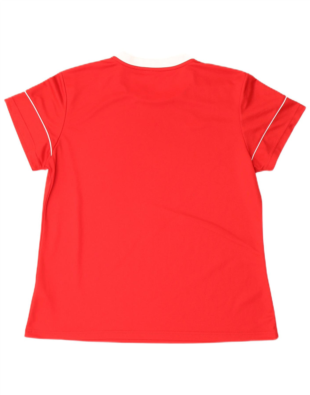 ADIDAS Femmes Climalite T-Shirt Top UK 20/22 XL Rouge Polyester