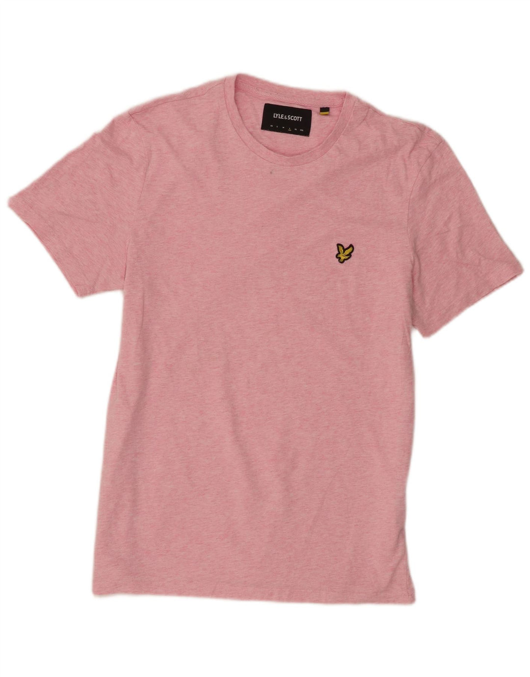 Lyle & Scott T-Shirt Homme Haut Large Rose Moucheté Coton