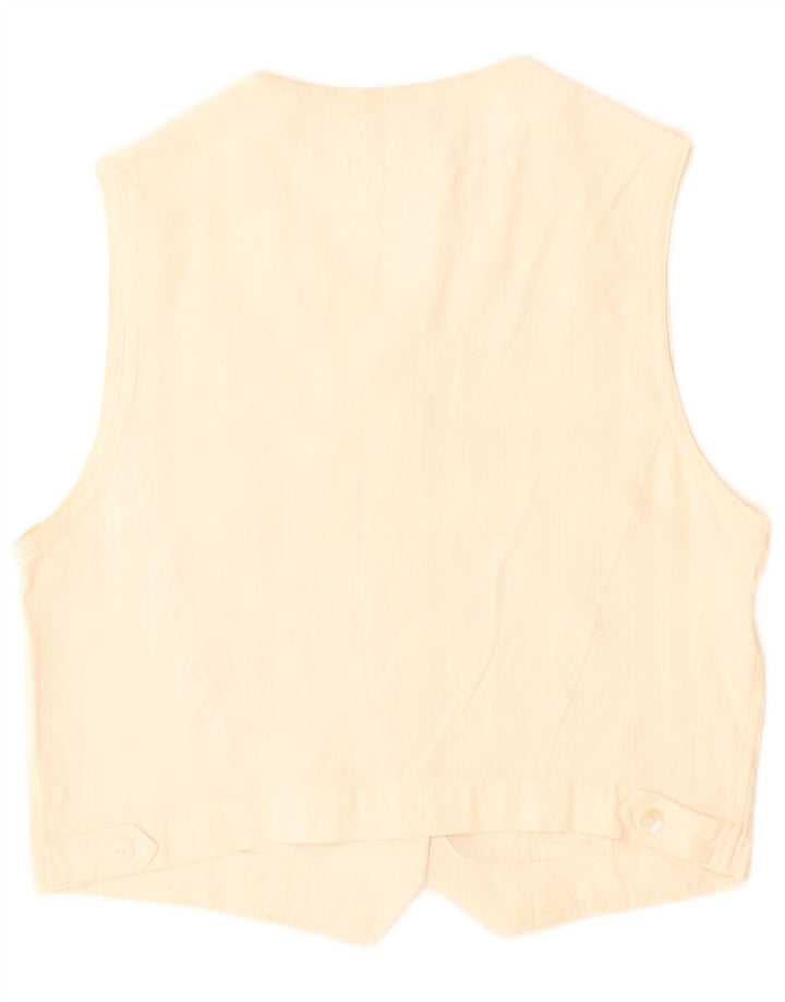 Balloon Chemisier sans manches pour femme EU 38 Medium Off White Soie