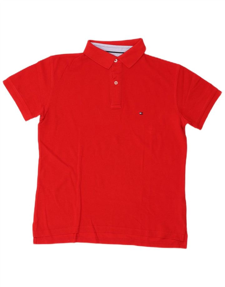 Tommy Hilfiger Polo Homme Rouge Moyen Coton
