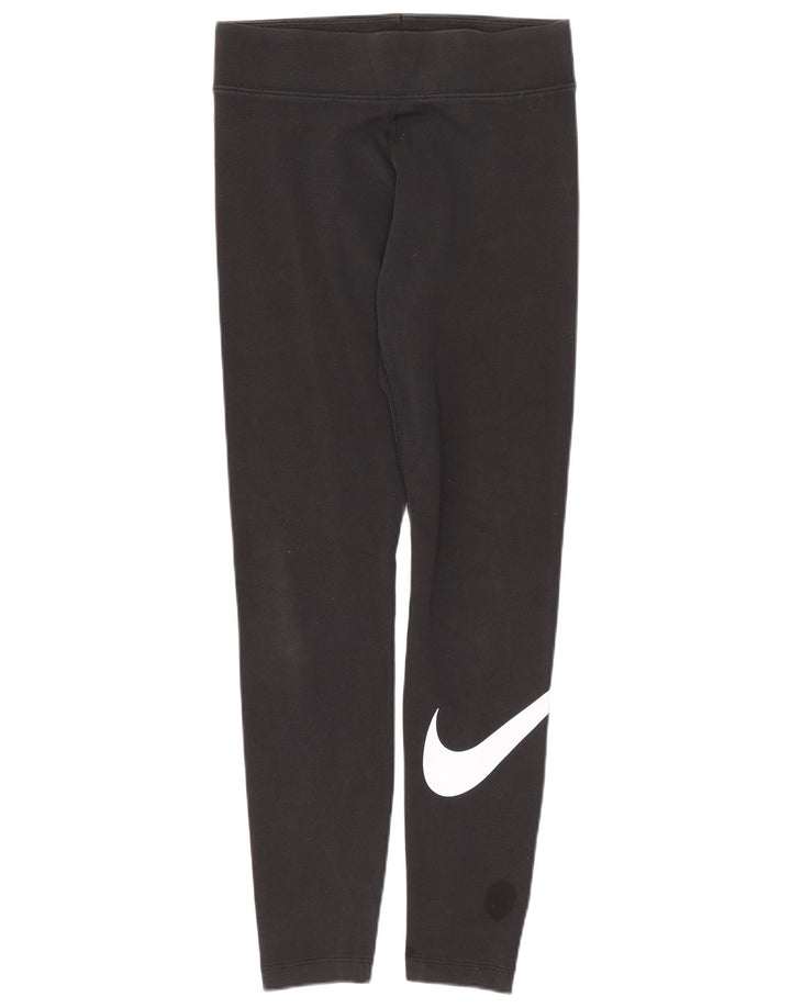 Nike Legging graphique pour femme UK 8 Small Noir Coton