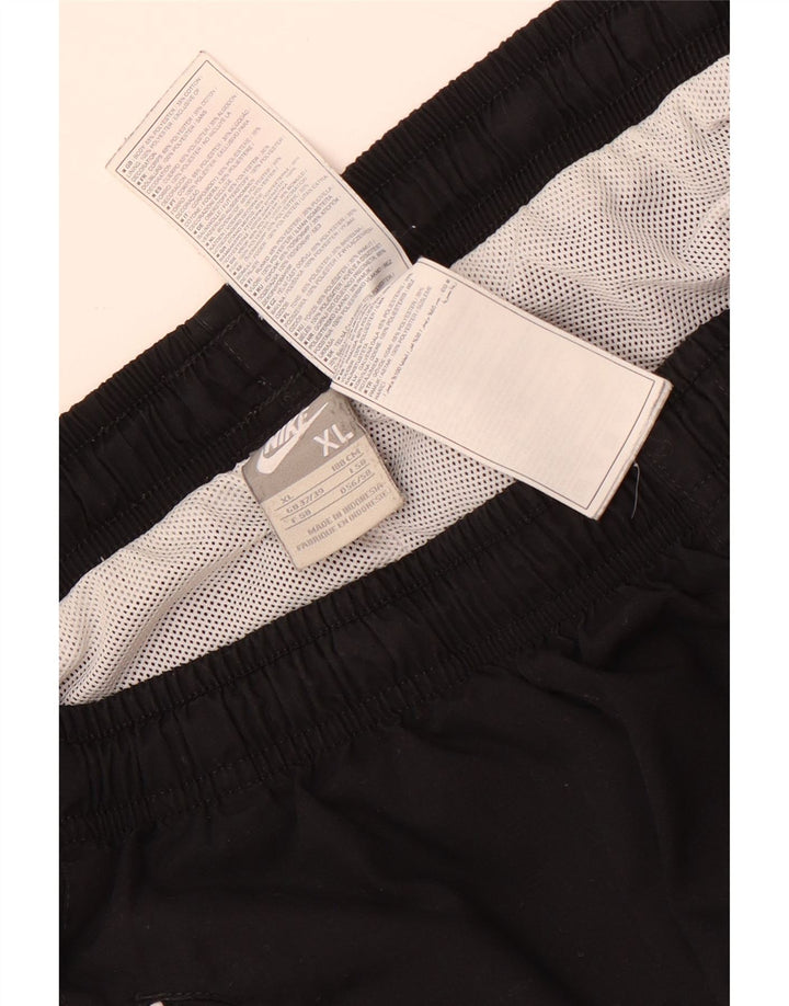 Nike Bermuda de sport graphique pour homme XL Noir Colorblock Polyester