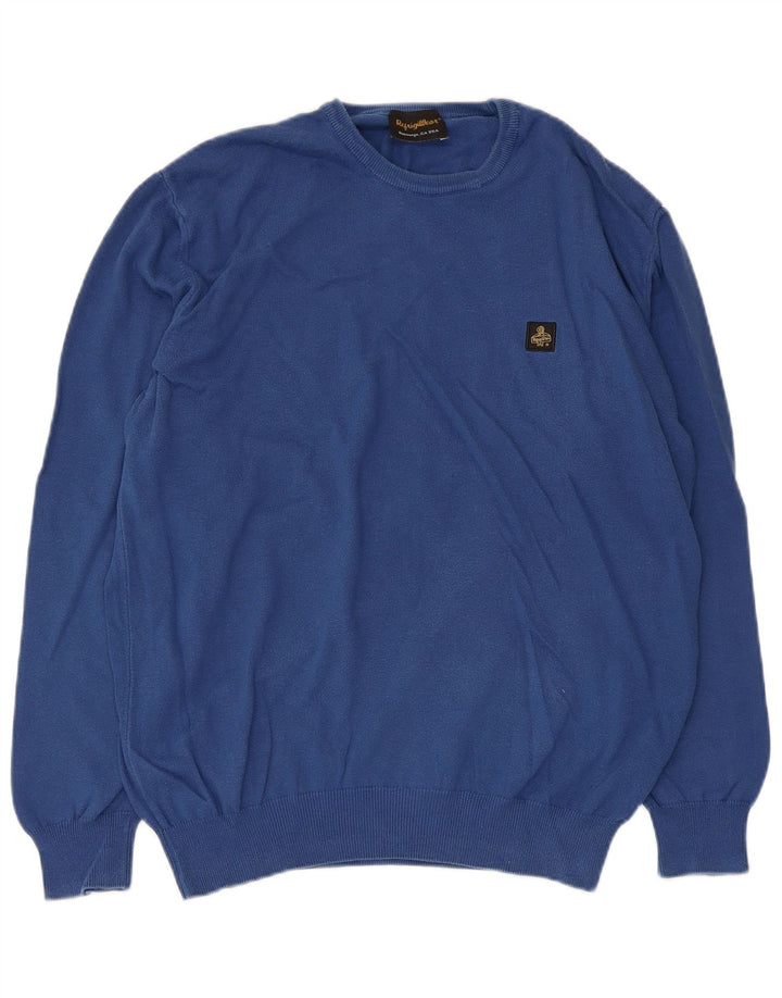 Refrigiwear Pull à col rond pour homme Taille L Bleu