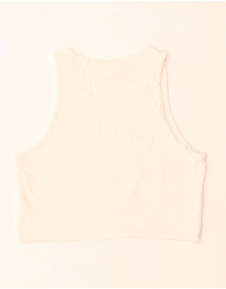 Zara Haut Court Sans Manches Fille 13-14 Ans Blanc