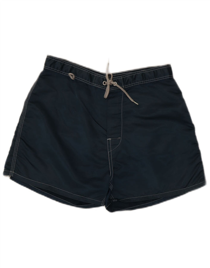 Sundek Short de Bain Homme Nylon Rayé Bleu Marine Moyen