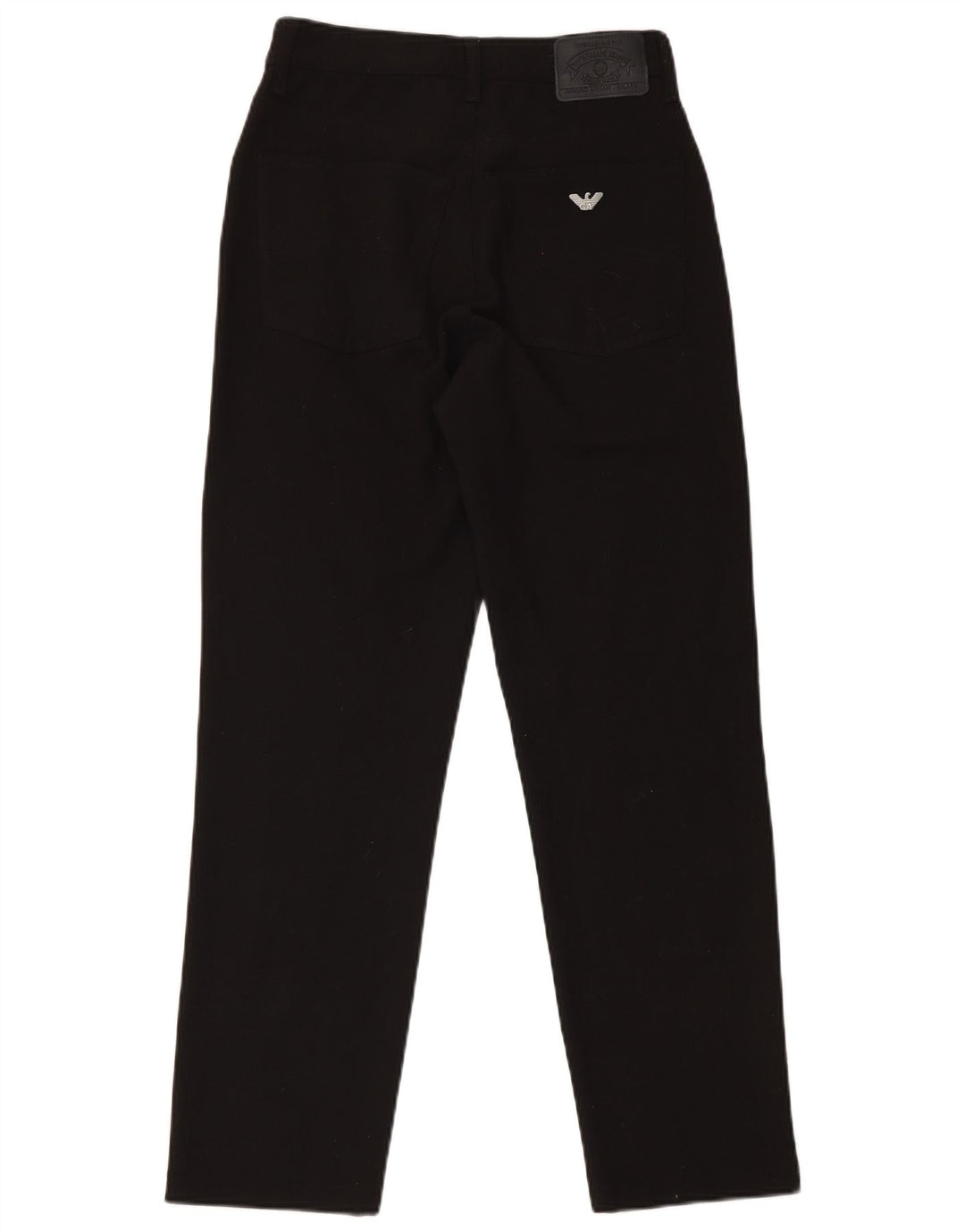 Pantalon décontracté slim femme Armani W31 L31 laine noire
