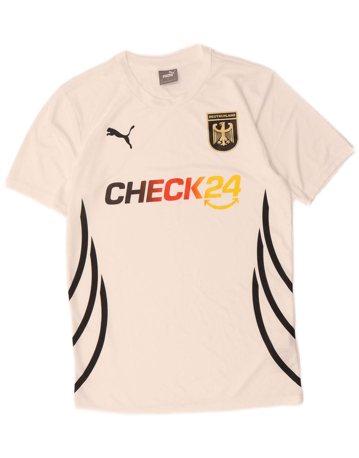 Puma T-Shirt Deutschland Graphic Homme Blanc Petit Polyester