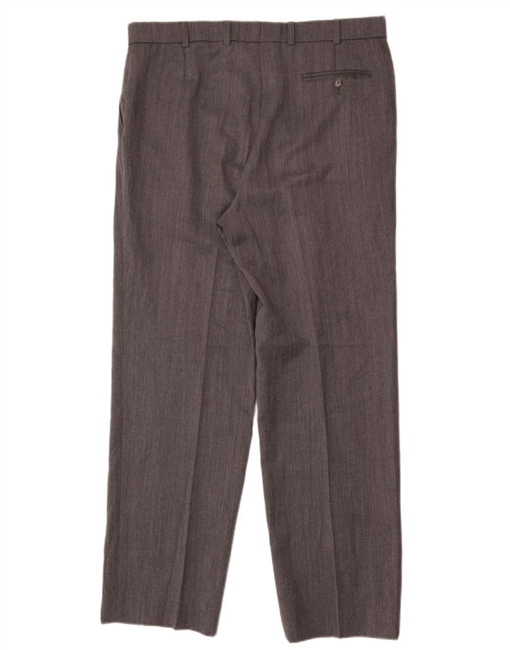 Marks & Spencer Pantalon de costume droit St. Michael pour homme W38 L33 Gris