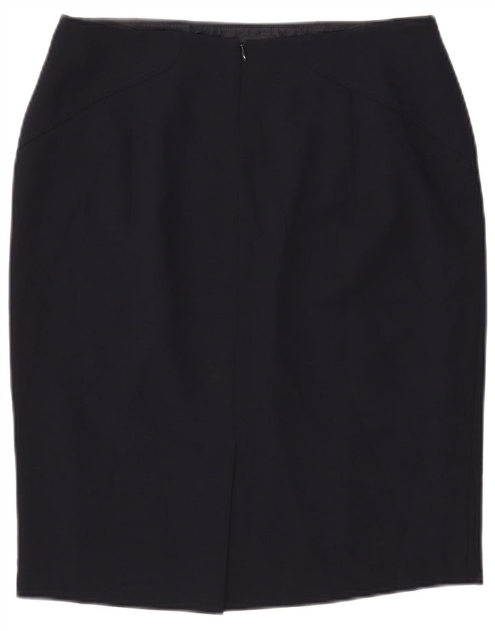 John Lewis Jupe crayon pour femme UK 12 Medium W30 Bleu marine Polyester