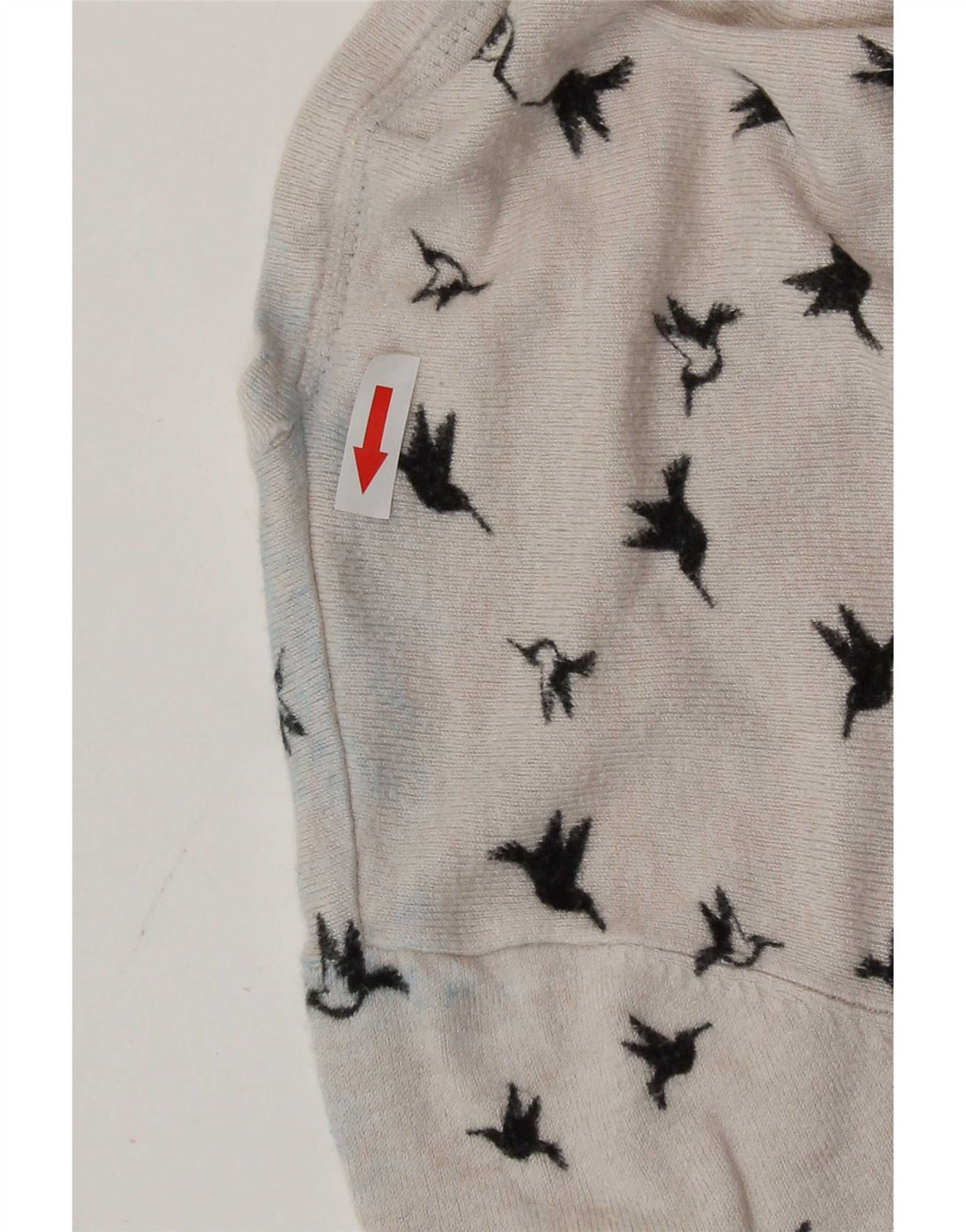 Marks & Spencer Pull cardigan à motif abstrait pour femme UK 14 Blanc moyen
