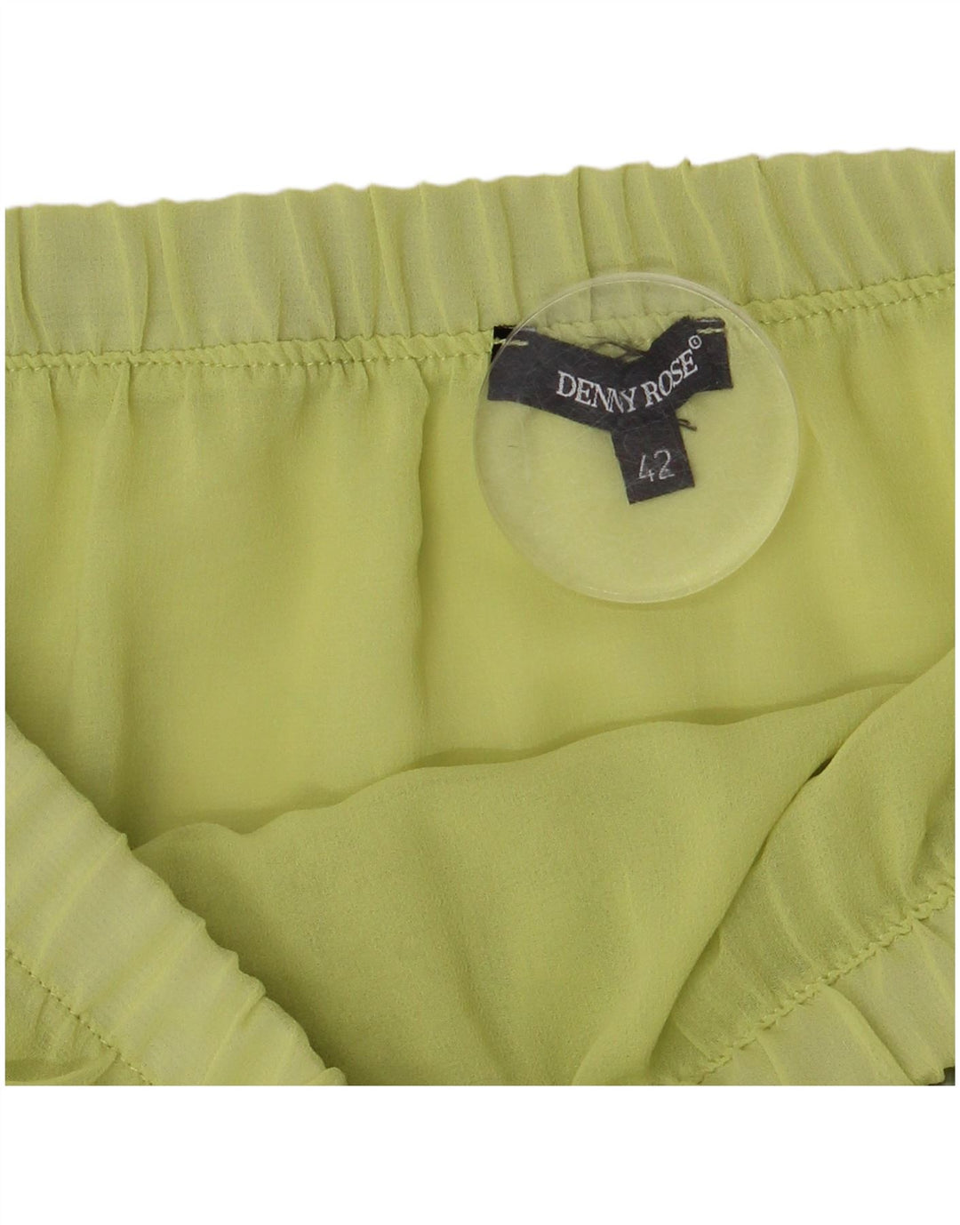 Denny Rose Jupe à volants pour femme IT 42 Medium W28 Vert