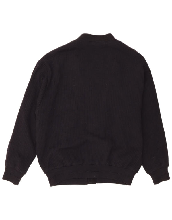 Hajo Cardigan Homme Pull IT 50 Bleu Marine Moyen Acrylique Colorblock