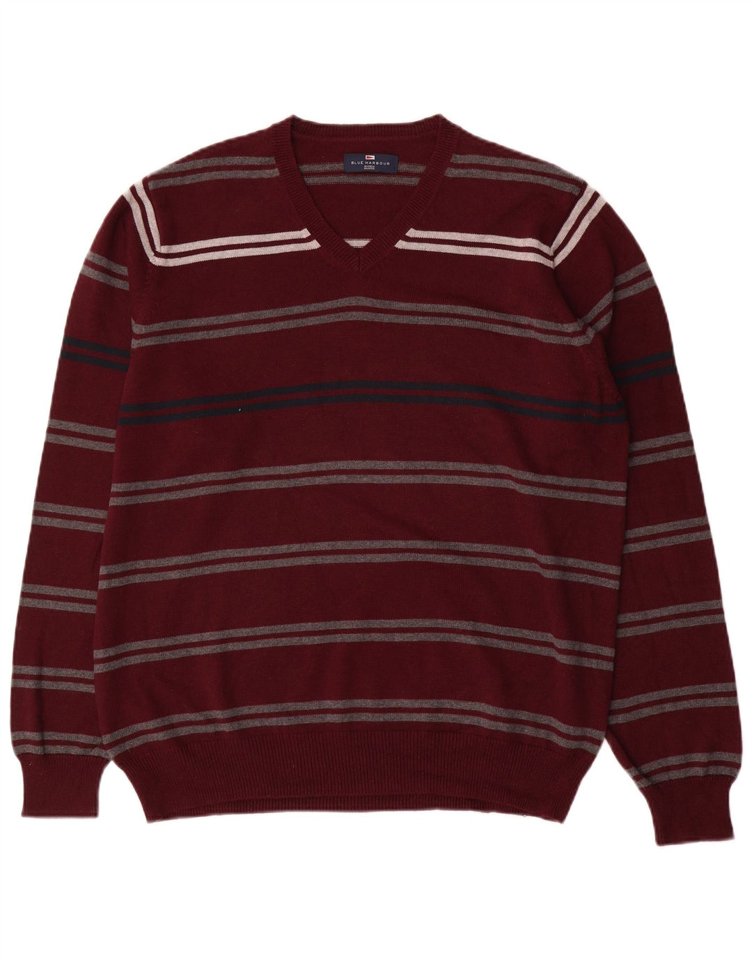 Marks & Spencer Pull à col en V Blue Harbour pour homme, grand marron