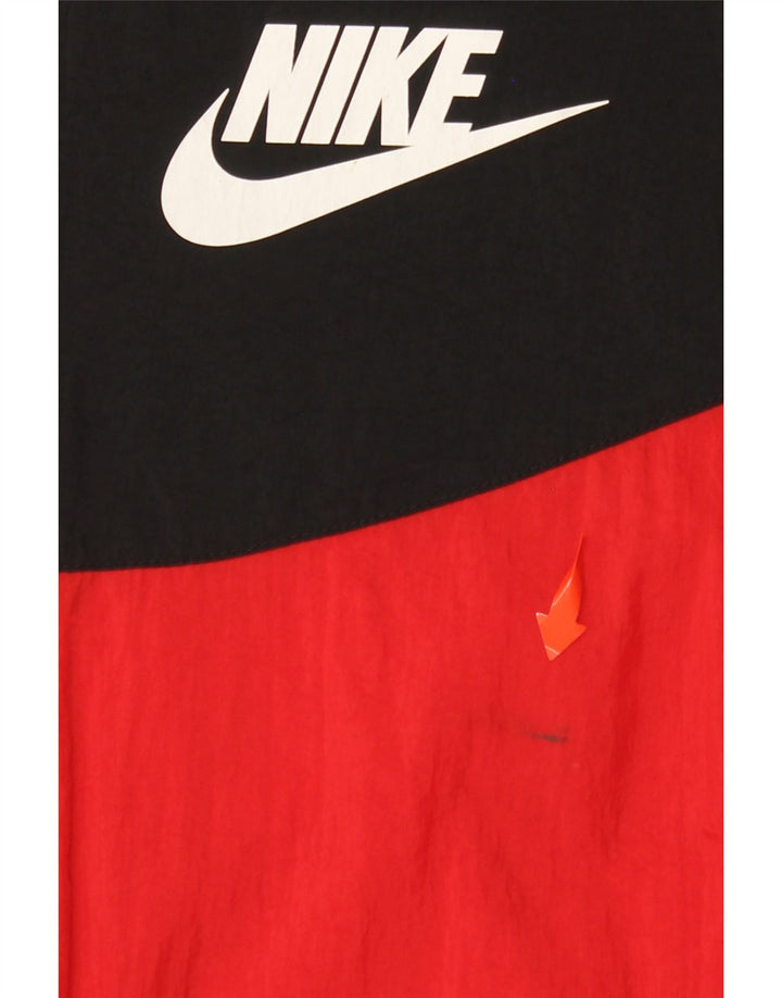 NIKE Veste de survêtement graphique pour garçon 12-13 ans Large Rouge Colourblock