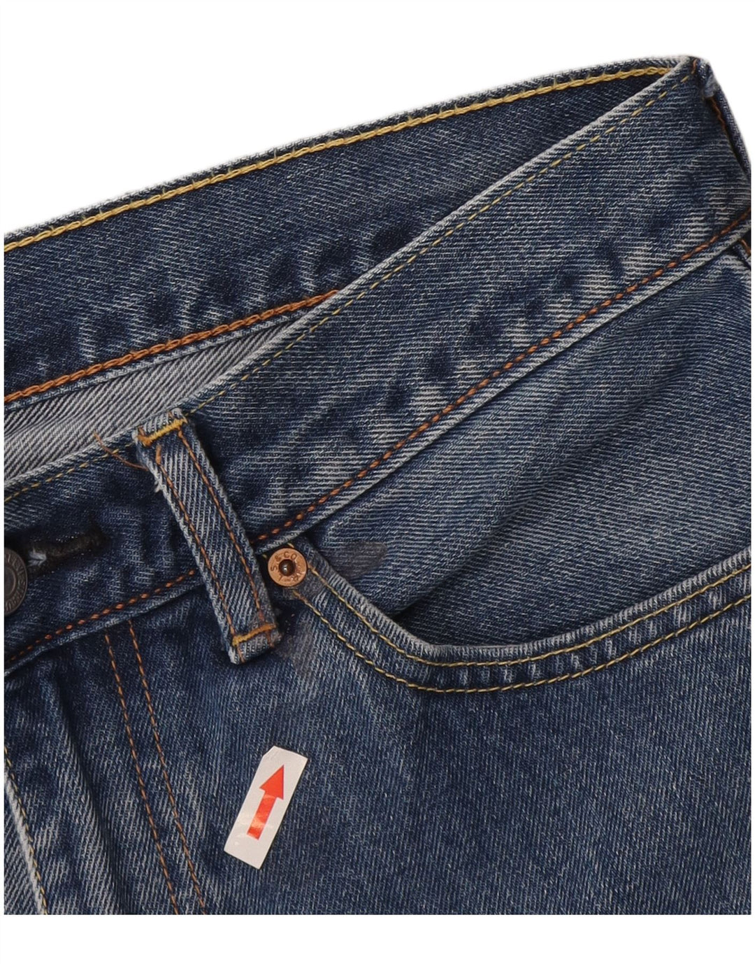 Levi's Jean Droit Court 751 W32 L24 Homme Bleu Coton