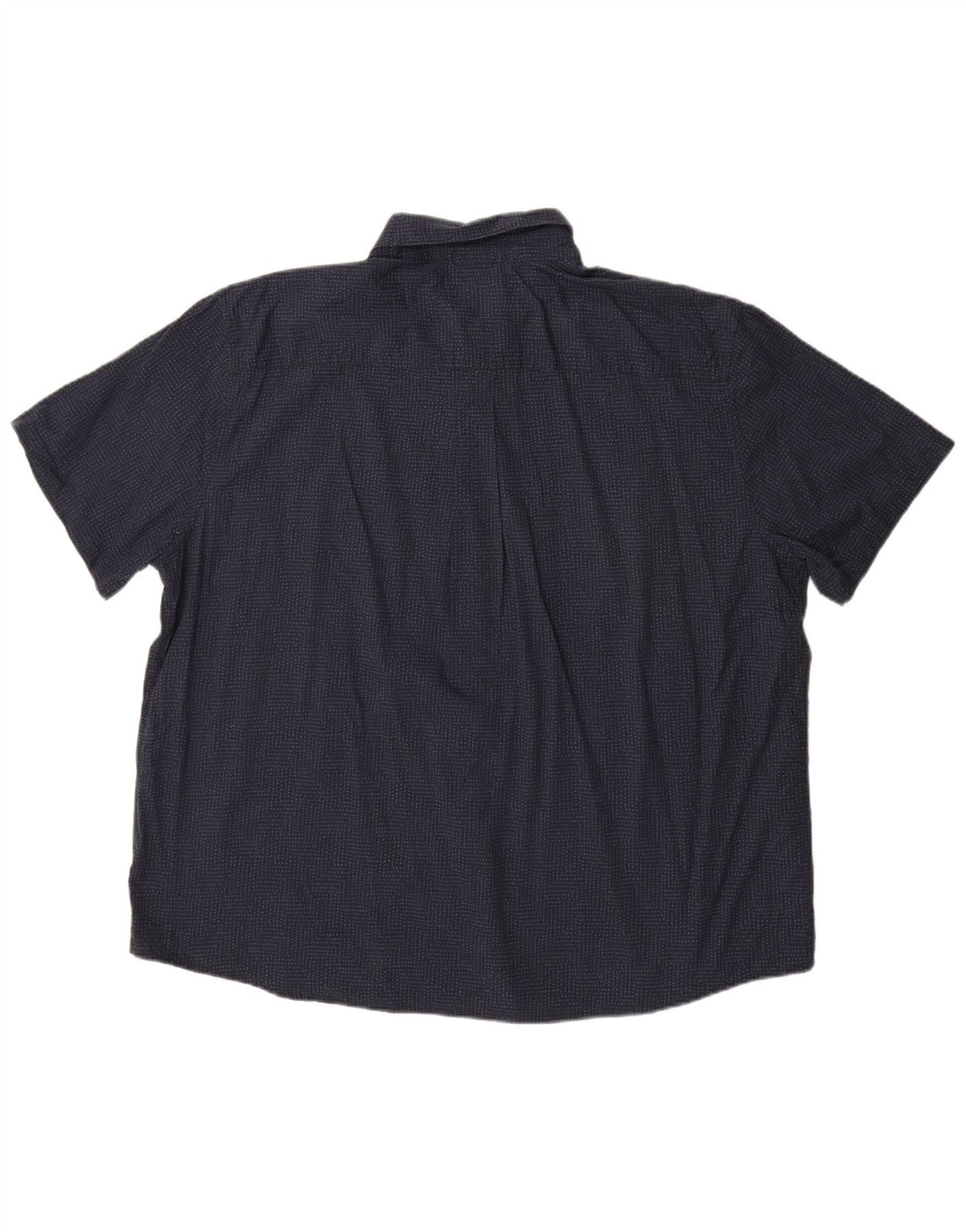 Eddie Bauer Chemise à manches courtes pour homme 2XL Bleu marine à pois