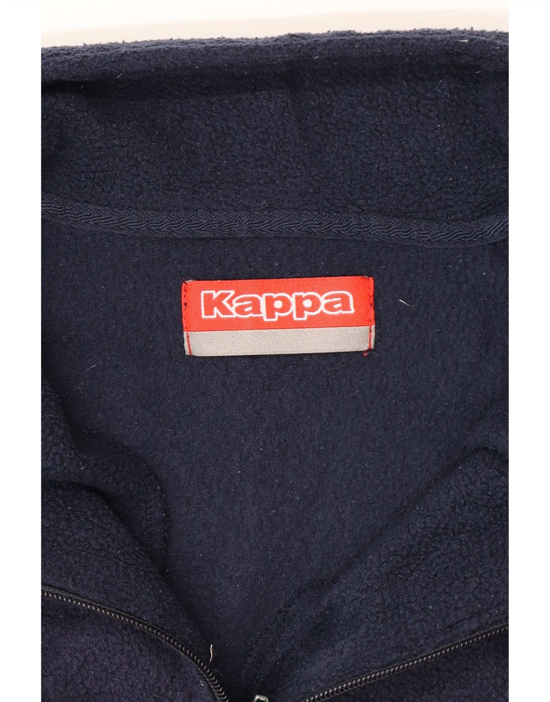KAPPA Pull Polaire Col Zippé Homme Bleu Marine Moyen