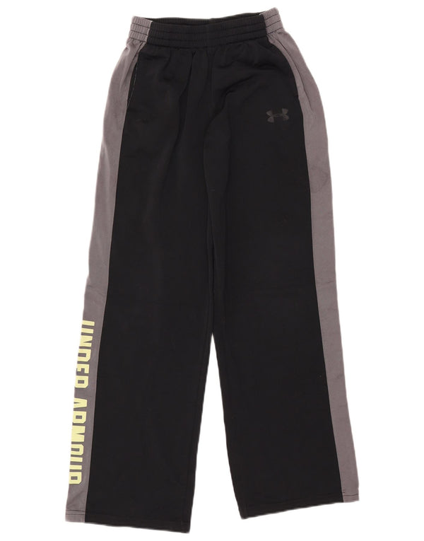 UNDER ARMOUR Pantalon de survêtement pour fille 11-12 ans Large Noir Colourblock