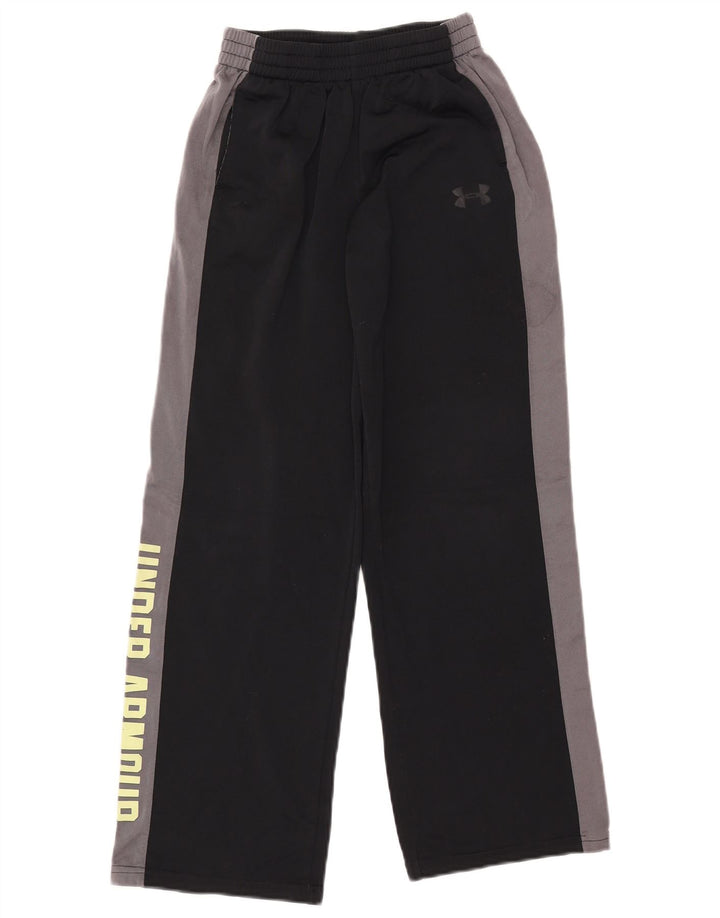 UNDER ARMOUR Pantalon de survêtement pour fille 11-12 ans Large Noir Colourblock