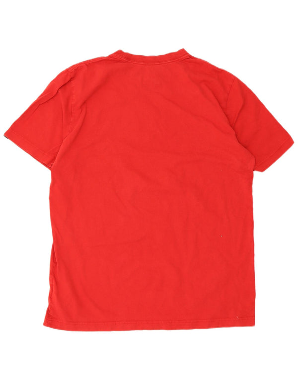 Nike T-shirt graphique coupe standard pour homme UK 42/44 Grand rouge coton