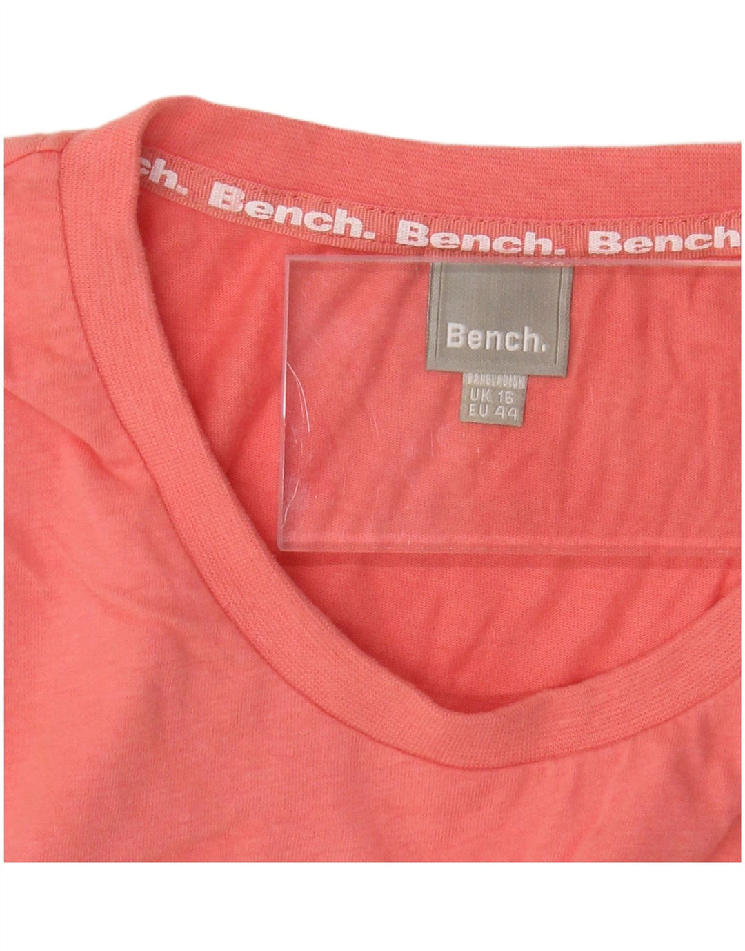 BENCH T-Shirt Graphique Femme UK 16 Large Rose