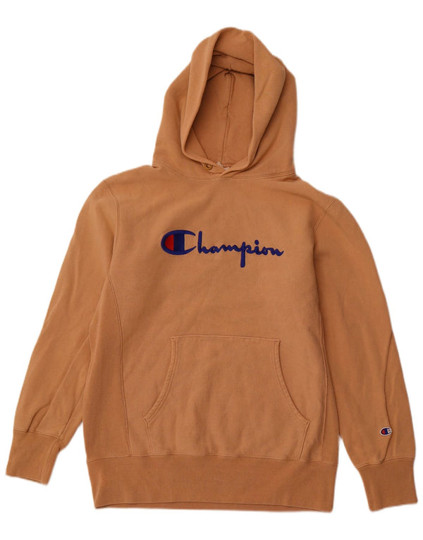 CHAMPION Pull à capuche graphique pour femme UK 20 2XL Marron Coton