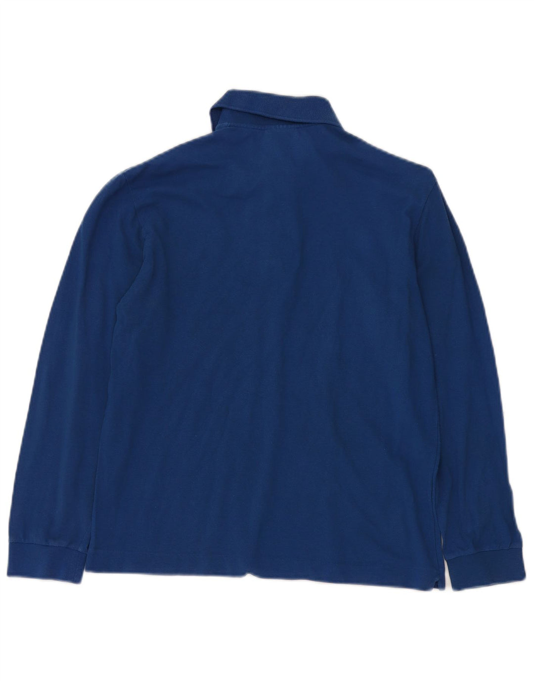LACOSTE Polo à manches longues pour hommes taille 3 petit coton bleu