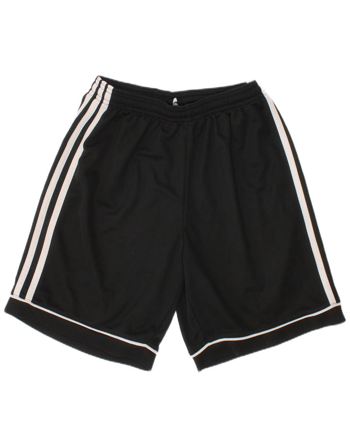 Adidas Short de Sport Climalite Garçon 13-14 Ans Noir Polyester Sports