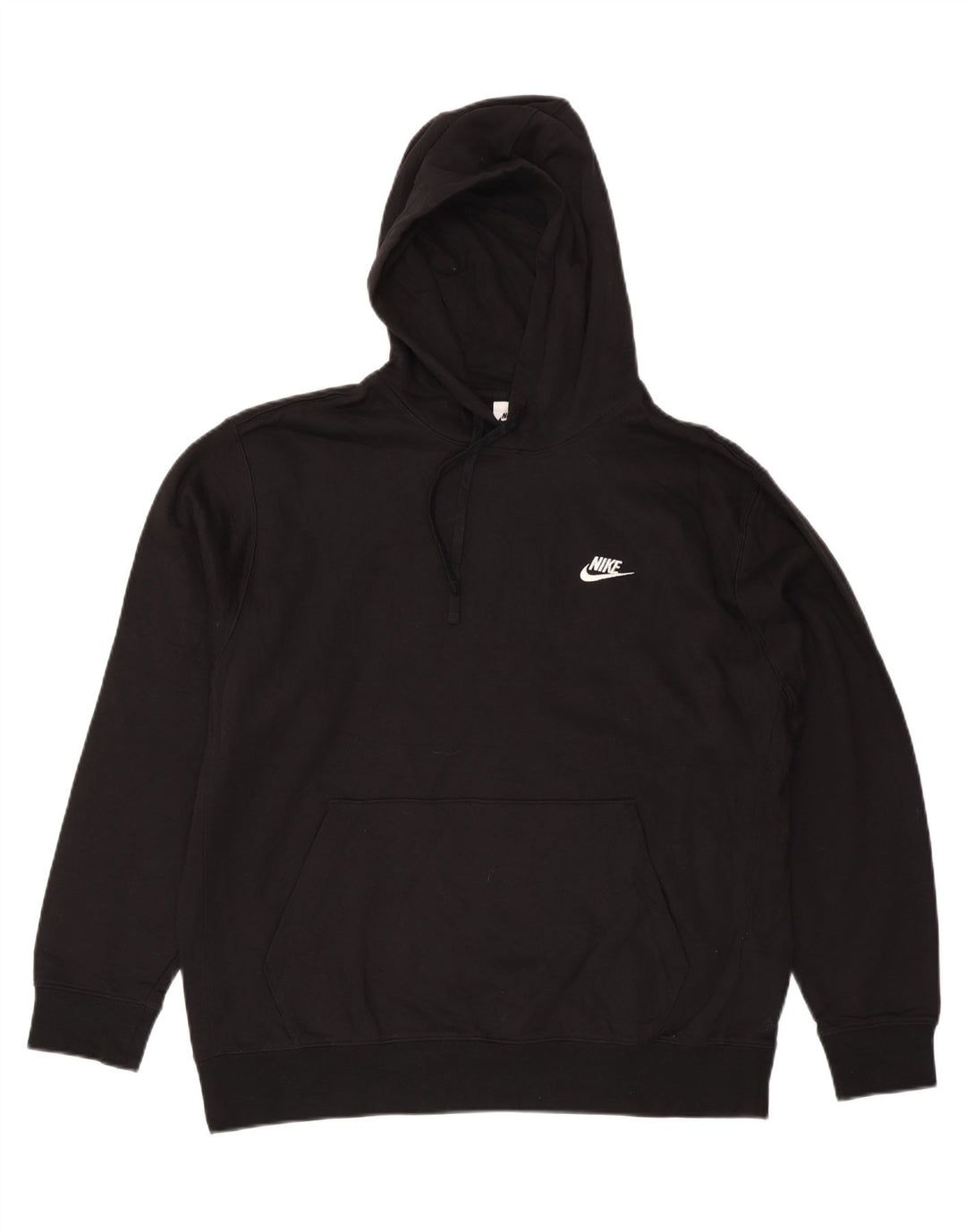 NIKE Pull à capuche pour homme XL en coton noir