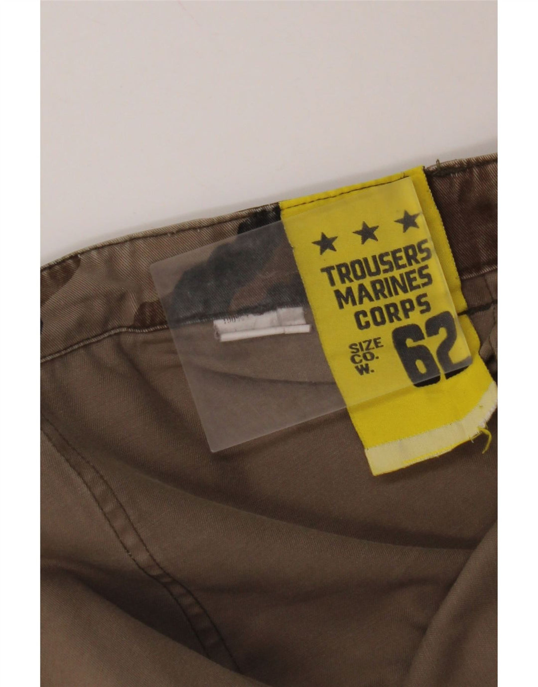 VINTAGE Pantalon Cargo Slim Homme W44 L32 Marron Camouflage Coton