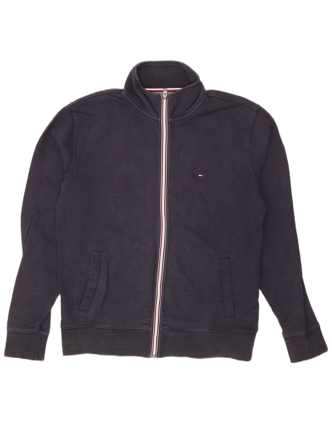 Tommy Hilfiger Veste de survêtement pour homme XL Bleu marine Coton