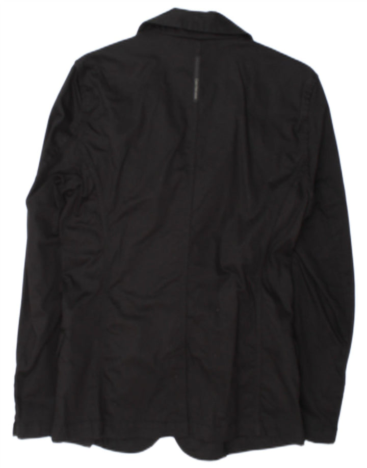 Calvin Klein Jeans Veste blazer à 2 boutons pour homme UK 38 en coton noir moyen