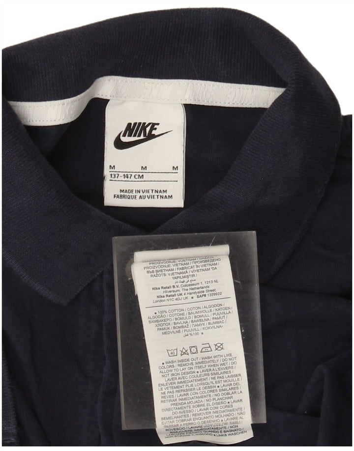 Polo Nike Garçon 10-11 ans Bleu Marine Moyen Coton