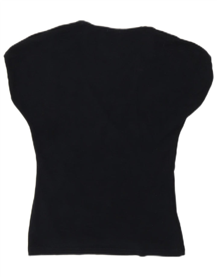 UNITED COLORS OF BENETTON Chemisier pour femme UK 8 Petit Bleu Marine Classique