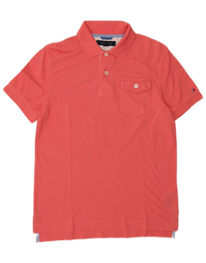 Tommy Hilfiger Polo Homme Petit Rouge Coton