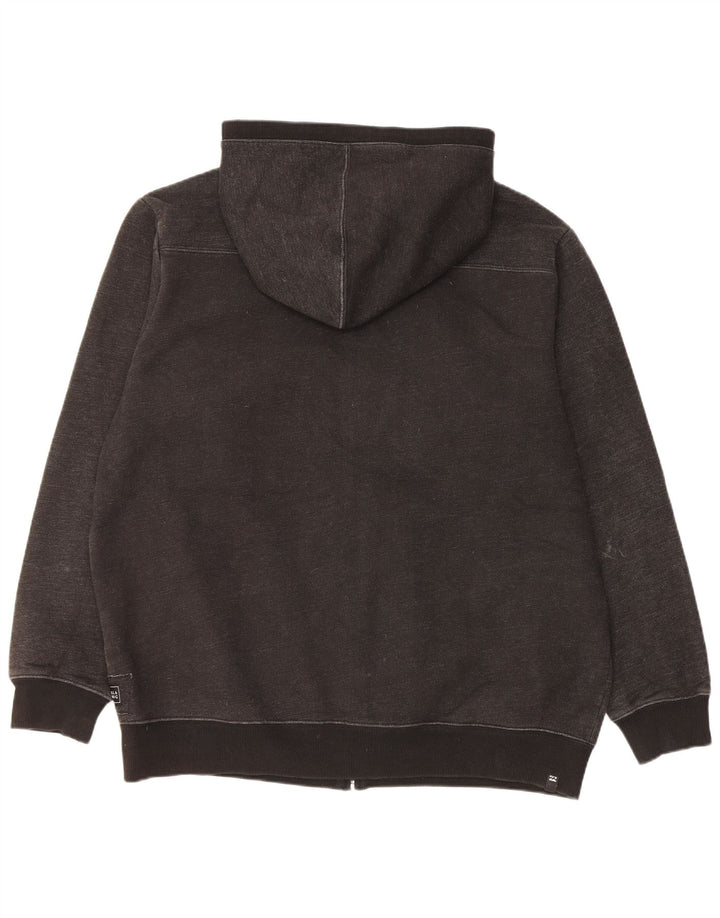 BILLABONG Pull à capuche zippé pour homme 2XL Gris Coton