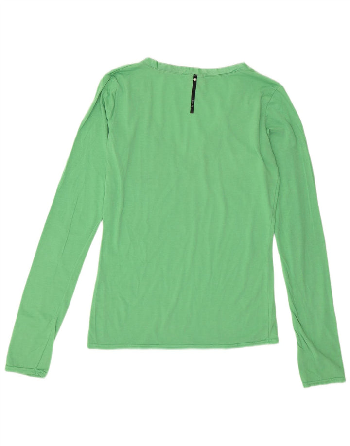 Diesel Top à manches longues pour femme UK 12 Vert moyen