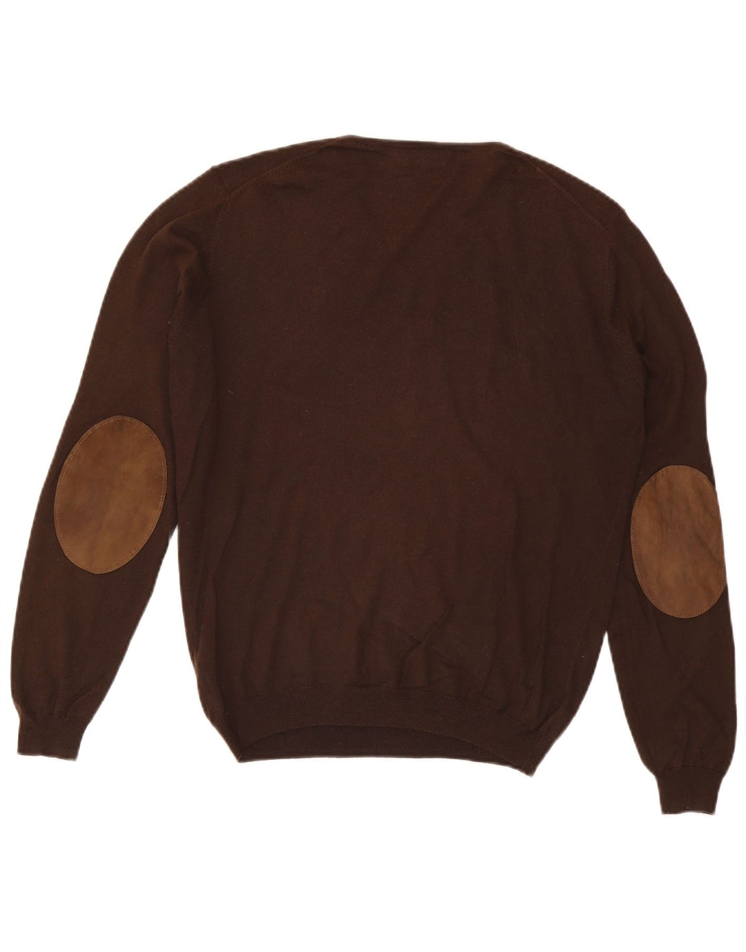 Massimo Dutti Pull Col V Homme Marron Moyen Cachemire